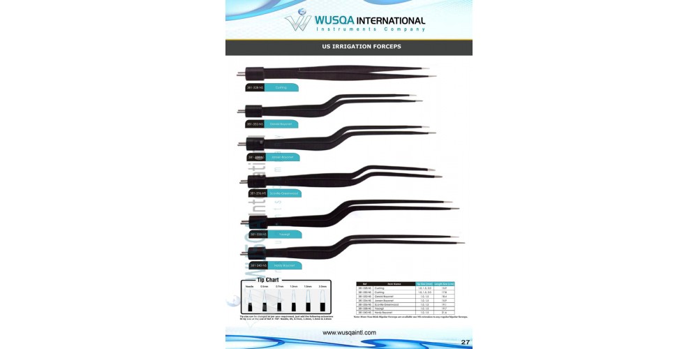 US Irrigation Bipolar Forceps